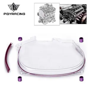 Pqy-Clear Cam Gear Cover Distributie Riem Cover Turbo Cam Katrol Voor 96-05 Mitsubishi Evolution Lancer EVO4-8 4g63 Pqy6338