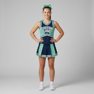 Performance Wear <b>Set</b> Style Uniform Factory Made in Pakistan <b>For</b> <b>Women</b> Hot Sale Custom Made Light <b>Weight</b> Cheerleading - Product Image 5