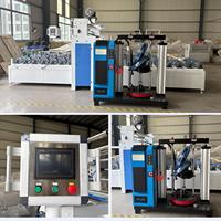 Machine électrique polyvalente à fusion à froid pour le placage de plinthes, de cadres de porte et de films de placage en bois véritable