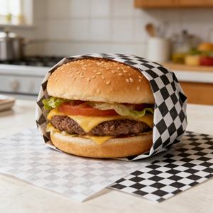 Papier de cuisson en gros personnalisé, simple face, 40 g/m², anti-graisse, simple face, enduit de silicone, pour l'emballage alimentaire - Product Image 5