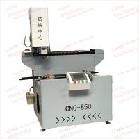 Mesin Penggilingan dan Pengeboran CNC Lions 850 Komponen Inti Motor Akurasi Tinggi Profil Aluminium Pembuatan Jendela dan Pintu 220V/380V 0.03mm