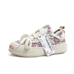 <strong>White</strong> <strong>Shoes</strong> <strong>for</strong> <strong>Women</strong> 2024 New Style Small Fragrant Casual <strong>Shoes</strong> Ins Fashion Versatile Student Sneakers Sports <strong>Canvas</strong> <strong>Shoes</strong> - Product Image 5