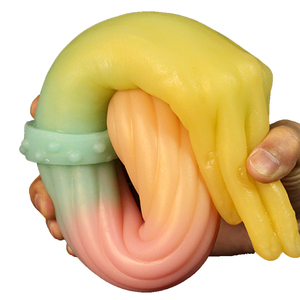 LUUK-7032 Double-headed Pseudo-shaped Penis Rounded Head with Twill Classic and Unchanged Palm Shape <strong>Lesbian</strong> <strong>for</strong> <strong>Strap</strong> <strong>on</strong> Dildo - Product Image 3
