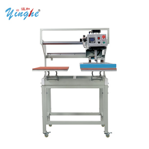 Presse à Chaud Électrique Manuelle Double Station Yinghe de Haute Qualité, Multifonctionnelle pour Vêtements et T-shirts – Nouveauté - Product Image 1