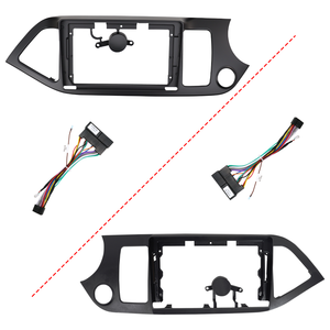 Para Kia Morning Picanto 2011-2017 9 pulgadas LHD RHD Android Car Stereo Radio Marco de instalación Panel de navegación Marco Dash Kit - Product Image 1