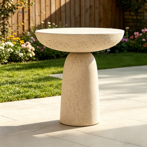 Meubles <span class=keywords><strong>de</strong></span> <span class=keywords><strong>jardin</strong></span> minimalistes pour l'extérieur, <span class=keywords><strong>table</strong></span> à manger <span class=keywords><strong>de</strong></span> patio, <span class=keywords><strong>table</strong></span> basse ronde en fibrociment et béton pour la cour <span class=keywords><strong>de</strong></span> villa - Product Image 6