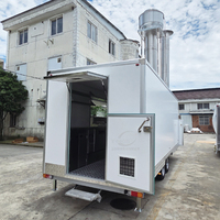Remorque alimentaire mobile, remorque four à pizza, remorque de vente de maïs