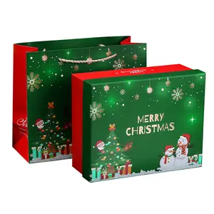 도매 사용자 정의 종이 상자 럭셔리 선물 크리스마스 장식 초콜릿 사탕 선물 골판지 상자 배송