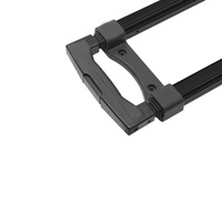Poignée de valise à poignée unique en plastique, sac à roulettes, pièce de quincaillerie, accessoires de bagages portables en aluminium