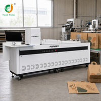 Machine d'impression numérique à jet d'encre pour sacs en papier kraft à passage unique, production automatique à grande vitesse, vente en gros directe d'usine