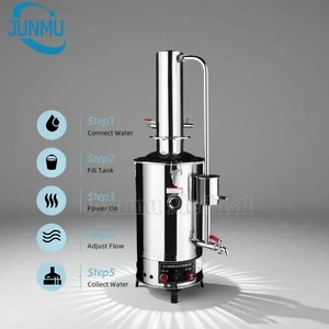 Máquina compacta de <span class=keywords><strong>agua</strong></span> <span class=keywords><strong>destilada</strong></span> JUNMU para clínicas, laboratorios y recarga de electrolitos de batería - Product Image 4