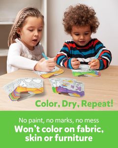 Riutilizzabile pittura Aqua 3 ~ 5 anni bambini, parole ABC apprendimento educativo Montessori giocattolo regalo, vocabolario Doddle Flash card - Product Image 5