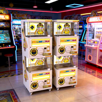 Machine à capsules Gashapon à double couche, à monnayeur, avec éclairage LED, tension universelle, garantie 1 an pour salles d'arcade commerciales