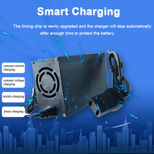 Usine en gros 48V 60V Scooter électrique chargeur rapide LCD fonction DC Port alarme 125W 150W sortie chargeur de batterie au Lithium-Ion - Product Image 6