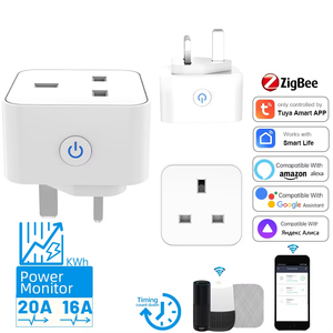 Enchufe Inteligente LangYeao 16A 20A Zigbee con Monitoreo de Energía, Compatible con Tuya, Alexa, Google Home, Temporizador, Programación, Control por Grupos - Product Image 2