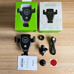360 °   Soporte Giratorio Inalámbrico para Teléfono de Coche con Carga Rápida de 15W, QC3.0, Ajustable, Flexible, con Sensor de Gravedad - Product Image 6