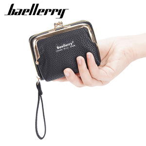 กระเป๋าใส่เหรียญผู้หญิง Baellerry รุ่นมินิ สีดำ ลายลิ้นจี่ ซิปปิด ขนาดกะทัดรัด ใส่บัตรได้ ใช้ได้ทุกวัน - Product Image 5