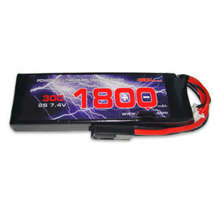 High quality 7,4 V 30C <span class=keywords><strong>2</strong></span> s 1800 mAh Lipo battery for airsoft/gun/RC/model/hobby - Product Image 1