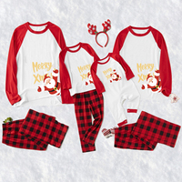 Pyjamas Assortis Famille – Nouveauté Tendance – Prêts à Expédier – Pyjamas de Noël Famille – Ensemble Automne Hiver – Vêtements d'Intérieur Famille
