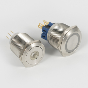 Botón pulsador metálico IP65 con retención de 12mm, 16mm, 19mm, 22mm, 25mm para panel de elevador de cangilones - Product Image 6