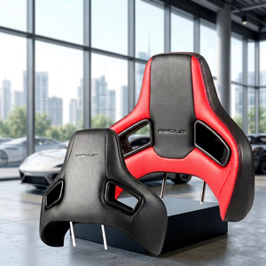 Reposacabezas de asiento de coche Orifix ergonómico de alta calidad de cuero PU con diseño deportivo y logotipo personalizable - Product Image 1