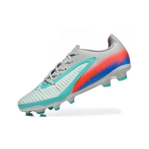 Botas de fútbol FG/TF al por mayor OEM/ODM para adultos y jóvenes, con opciones antideslizantes, ligeras y transpirables de tejido. - Product Image 3