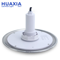 Éclairage de piscine sous-marin Huaxia breveté, 1,5 pouce, en fibre de verre, pour revêtement de piscine, LED IP68, acier inoxydable 316