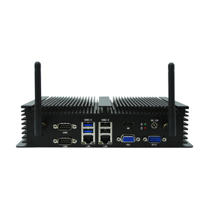 Công nghiệp không Quạt Mini PC 6XCOM cổng GPIO Dual Lan HD <span class=keywords><strong>VGA</strong></span> 8 gam 256 gam N100 máy tính nhúng cho tự động hóa công nghiệp Wall Mount - Product Image 1