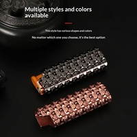 Étui à briquet en métal Creative Jiaxin Wh-2229, finement sculpté, coque épaissie résistante à la pression, design compact, exquis et portable