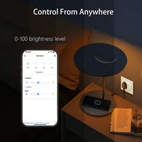 Bilihondim UK Zigbee Interrupteur intelligent 1 canal Plug and Play 200W Compatible Google Assistant Contrôle sans fil Démarrage progressif