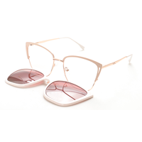 Lunettes de soleil rectangulaires de luxe avec monture en alliage polarisé et verres Tac