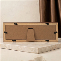 Cadre en bois personnalisé pour lettres émaillées, boîte à ombre créative, vitrine de présentation, souvenir de musée, cadeau, décoration de bureau à domicile