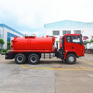 Camión de Limpieza de Alcantarillado Diésel de Uso Pesado, Capacidad del Tanque de 20 CBM, Tracción 6x4, Vehículo de Dragado de Alcantarillado para Saneamiento Municipal - Product Image 4
