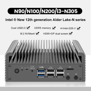 Mini PC Firewall Sólido, I3 N305 N355 N150 N100, DDR5 4xi226-V, LAN 2.5G, Sin Ventilador, Servidor Host Proxmox ESXi, Router Suave - Product Image 3