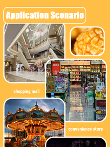 Distributeur automatique de pop-corn à double saveur Réservoirs sucrés et salés 50 portions/heure écran tactile pour cinéma/centre commercial/CE/FDA/NAMA - Product Image 4