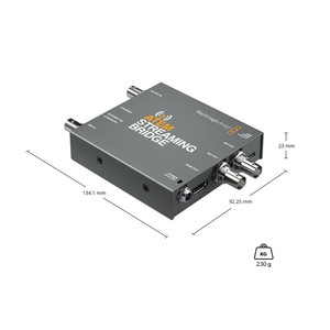 Convertidor de Video Blackmagic Design ATEM Streaming Bridge para Transmisión en Vivo, Distribuidor de Señal Metálico con Función de Conversión y Conmutación - Product Image 4