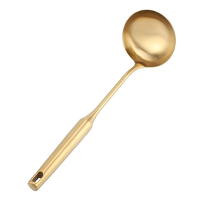 Nouveau design Cuillère à soupe en laiton à la mode Cuillère à crème glacée à long manche La cuisine utilise des produits de qualité supérieure - Product Image 1