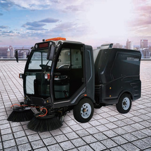 JDX2000 Ride On Electric Road Sweeper 1200L Dustbox 20Km H Full Enclosed Municipal Use - Product Image 3