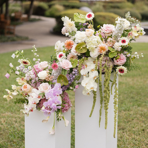 A-FB040 Wholesale Artificial <b>pink</b> and White Flower Ball Wedding Centerpiece Silk Rose Flower Center Piece <b>Decoration</b> - Product Image 4