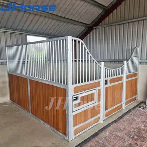 Stahl konstruktion Vorgefertigte Equine-Produkte Free Design 3D-Zeichnung Pferdes tälle Stall mit Fenster