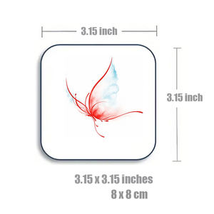 Autocollants de <span class=keywords><strong>tatouage</strong></span> temporaire imperméables de haute qualité, peints à la main, en forme de papillon <span class=keywords><strong>rose</strong></span>, pour la décoration de la peau, pour femmes et filles - Product Image 4