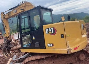 Excavadora Hidráulica Usada Caterpillar CAT307 7T con Pocas Horas de Uso, Máquina de Segunda Mano con Certificación CE, Acoplador Rápido y Martillo Rompedor - Product Image 2