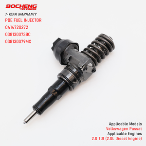 0414720272 0414720271 0414720222 Pompe à injection de carburant diesel, buse 038130073BC 038130079MX pour VW Passat 2.0 TDI BHW BGW - Product Image 1