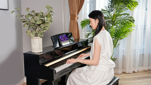 La mia musica 8803 portatile 88 tasti LED martello di legno organo elettronico grande tastiera digitale Midi con strumenti di pianoforte - Product Image 6