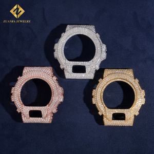 Reloj de Moissanita VVS1 en Oferta, Joyería Hip Hop con Diseño Iced Out, Bisel de Reloj de Moissanita VVS de Plata 925 - Product Image 5