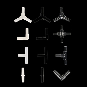 Raccord en plastique pour tuyau d'aquarium de 4 mm, type Y, trois voies, coude droit, accessoires d'oxygénation pour aquarium - Product Image 2
