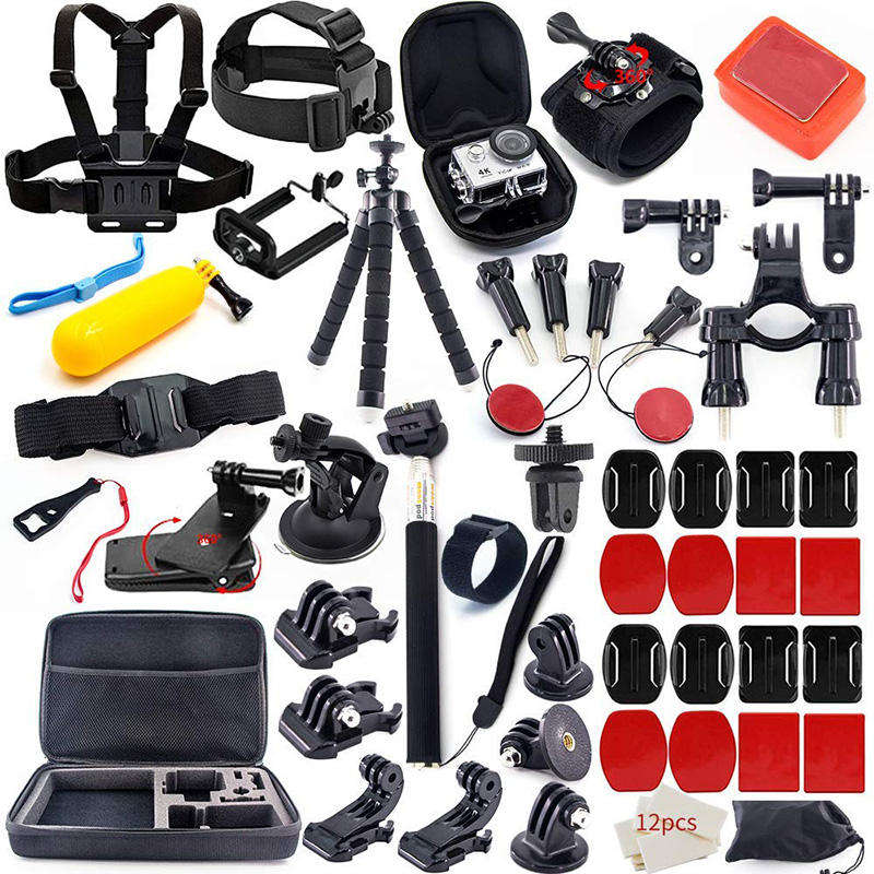 HONGDAK Accessories Kit for GoPro Hero 109 8 7 6 5 4 3 3+ 2 Black AKASO XIAOYi Sports Action Camera 4K GoPro Accessories Set