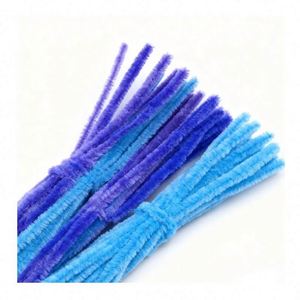 <b>Soft</b> Fuzzy Chenille Stem 8mm X 30cm High Quality Customized Color Bright Color Easy Use DIY Handmade Art Crafting Educational - Product Image 2