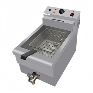 Équipement de cuisine domestique : Friteuse électrique de haute qualité de 12 L avec double filtre en acier inoxydable et température réglable - Product Image 5