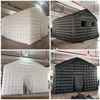 Grande Cubo Gonfiabile per Discoteca, Tenda LED per Riunioni di Amici, Discoteca Gonfiabile con Luci